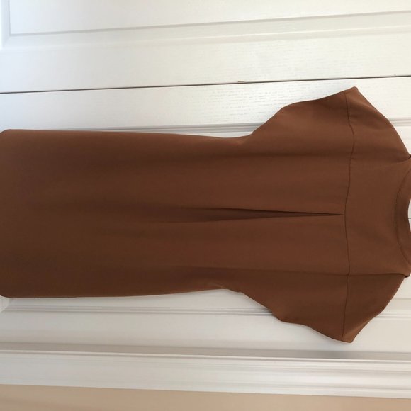 Crêpe de Chine V-Neck Tunic Dress - Picture 2 of 6